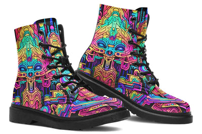 Candyface Combat Boots Boots Electro Threads