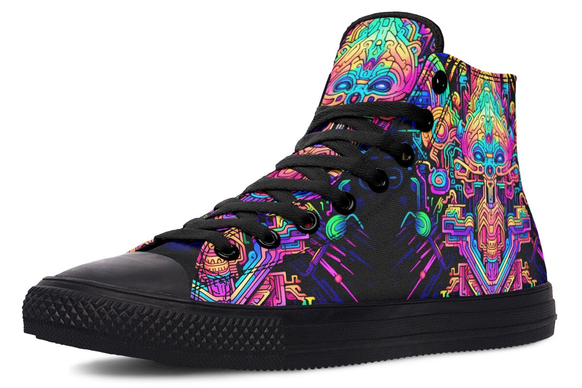 Candyface High Top Shoes Hightops Electro Threads 