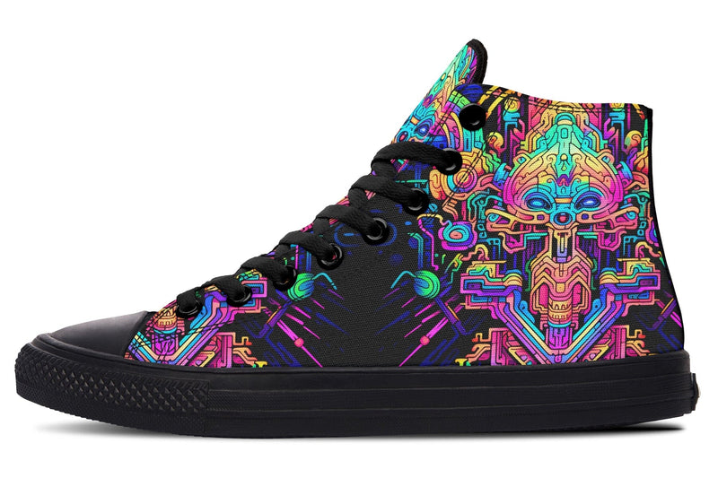 Candyface High Top Shoes Hightops Electro Threads 