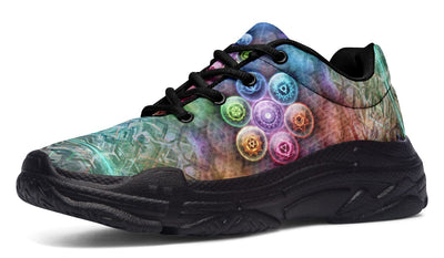 Chakra Balls Chunky Shoes Chunkysneakers Electro Threads Women's Chunky Sneakers Black Sole US 5.5 / EU36