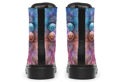 Chakra Balls Combat Boots Boots YWF