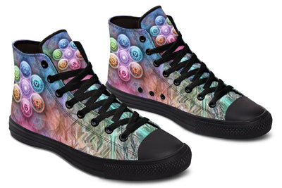 Chakra Balls High Top Shoes Hightops YWF