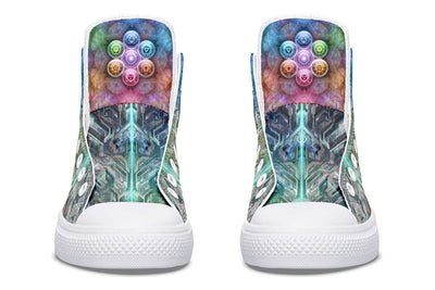 Chakra Balls High Top Shoes Hightops YWF