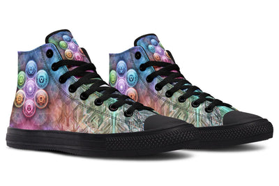 Chakra Balls High Top Shoes Hightops YWF