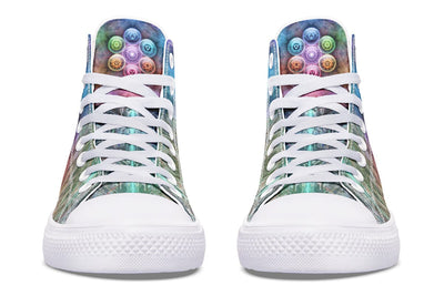 Chakra Balls High Top Shoes Hightops YWF