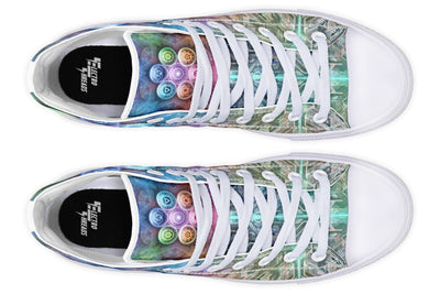 Chakra Balls High Top Shoes Hightops YWF