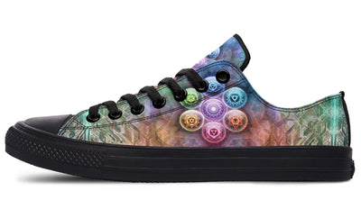 Chakra Balls Low Top Shoes Lowtops Electro Threads Women's Lowtops Black Sole US 5 / EU35.5