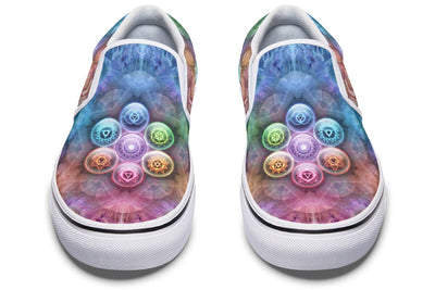 Chakra Balls Slip on Shoes Slipons YWF