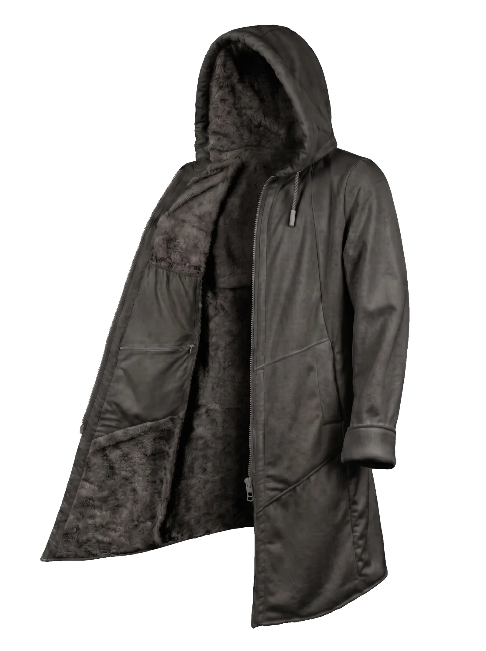 Charcoal Charlie Cyber Cloak Hooded pullover Electro Threads 