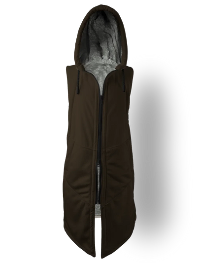 Chocolate Cyber Cloak Hooded pullover Electro Threads