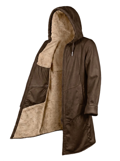 Chocolate Cyber Cloak Hooded pullover Electro Threads