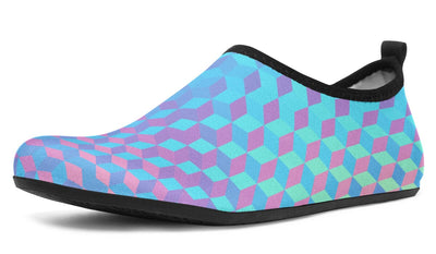 Colorful 3 D Barefoot Shoes Aquabarefootshoes YWF Women's Aqua Barefoot Shoes Black Sole US 3-4 / EU34-35