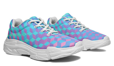 Colorful 3 D Chunky Shoes Chunkysneakers Electro Threads