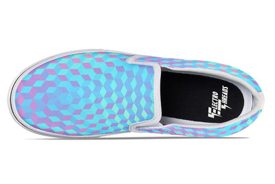 Colorful 3 D Slip on Shoes Slipons YWF