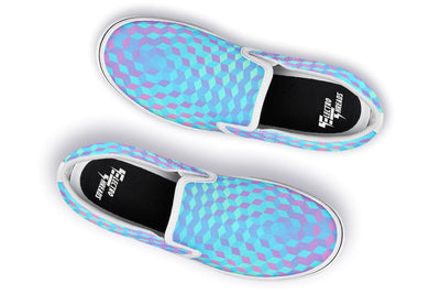 Colorful 3 D Slip on Shoes Slipons YWF