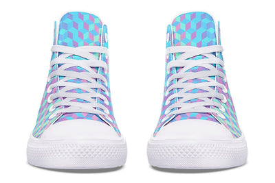 Colorful 3D High Top Shoes Hightops YWF