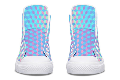 Colorful 3D High Top Shoes Hightops YWF