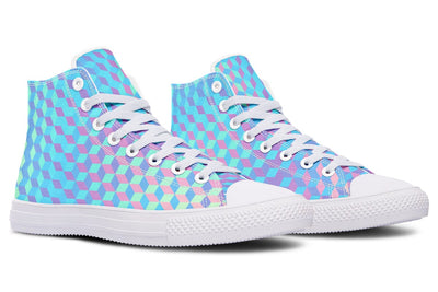 Colorful 3D High Top Shoes Hightops YWF