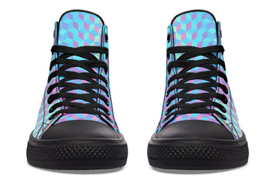 Colorful 3D High Top Shoes Hightops YWF