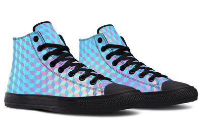 Colorful 3D High Top Shoes Hightops YWF