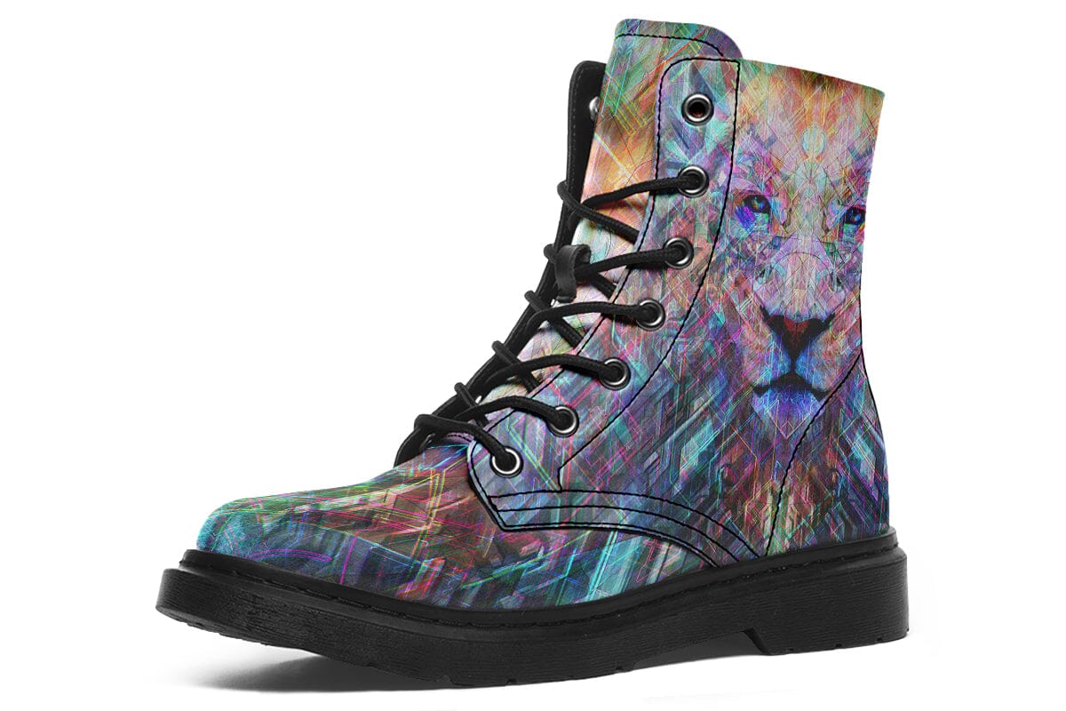 Crystal Lion Combat Boots Boots YWF 