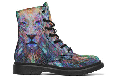 Crystal Lion Combat Boots Boots YWF