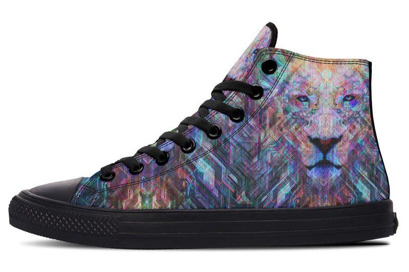 Crystal Lion High Top Shoes Hightops YWF 