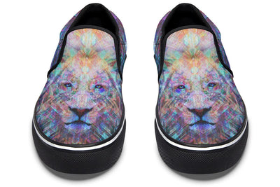 Crystal Lion Slip on Shoes Slipons YWF