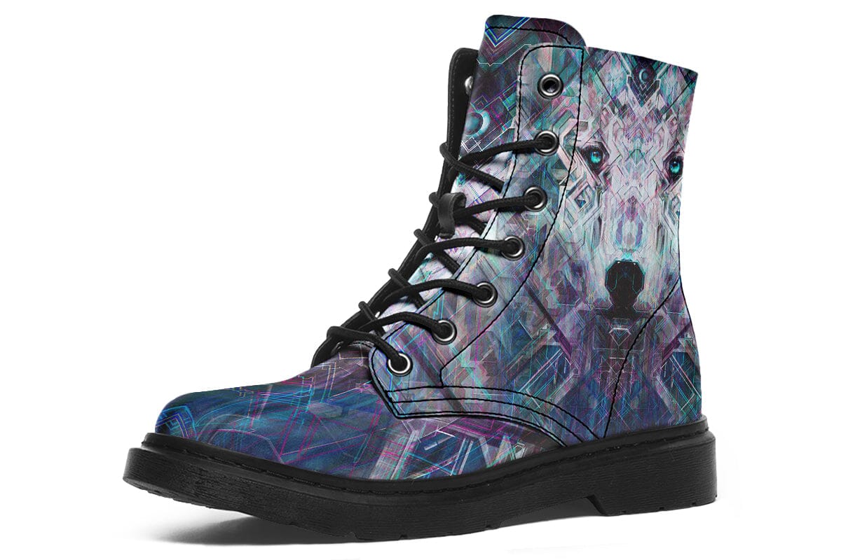 Crystal Wolf Combat Boots Boots YWF 