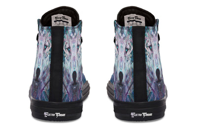 Crystal Wolf High Top Shoes Hightops YWF