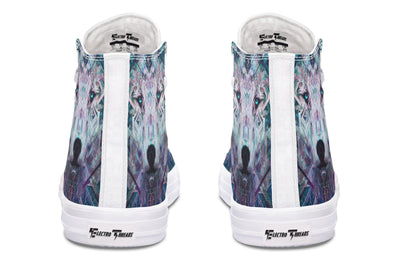 Crystal Wolf High Top Shoes Hightops YWF