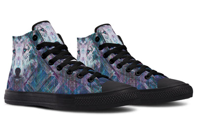 Crystal Wolf High Top Shoes Hightops YWF