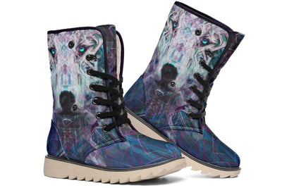 Crystal Wolf Moon Boots Polarboots Electro Threads