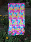 Cubic Vision Beach Throw Towel Electro Threads