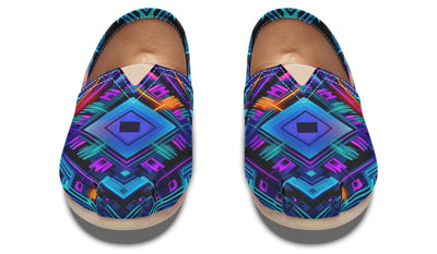 Cyan Convergence Casual Slip on Shoes Casualshoes Electro Threads