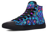 Cyan Convergence High Top Shoes Hightops Electro Threads