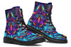 Cyan Lines Combat Boots Boots Electro Threads