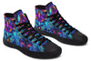 Cyan Lines High Top Shoes Hightops Electro Threads