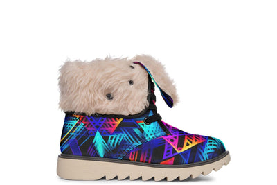 Cyan Lines Moon Boots Polarboots Electro Threads