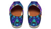 Cyber Cyan Casual Slip on Shoes Casualshoes Electro Threads