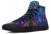 Cyber Cyan High Top Shoes Hightops Electro Threads