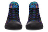 Cyber Cyan High Top Shoes Hightops Electro Threads