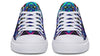 Cyber Cyan Low Top Shoes Lowtops Electro Threads