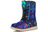 Cyber Cyan Moon Boots Polarboots Electro Threads