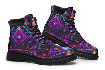 Cyber Grids Classic Vibe Boots Classicboots Electro Threads