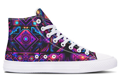 Cyber Grids High Top Shoes Hightops Electro Threads