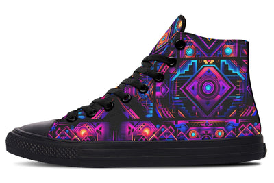 Cyber Grids High Top Shoes Hightops Electro Threads Women's Hightops Black Sole US 5 / EU35.5