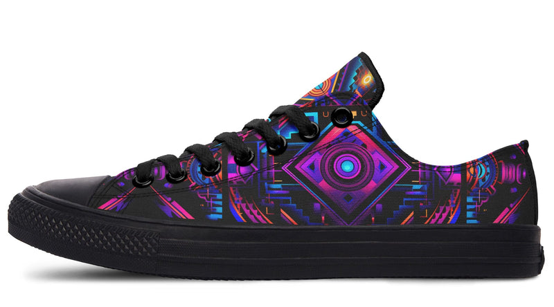 Cyber Grids Low Top Shoes Lowtops Electro Threads 