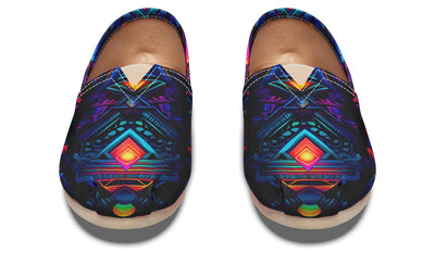 Cyber Lights Casual Slip on Shoes Casualshoes Electro Threads