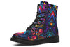 Cyber Lights Combat Boots Boots Electro Threads